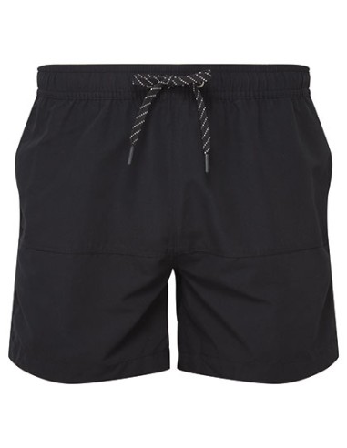 ASQ-AQ056-Mens Block Colour Swim Shorts